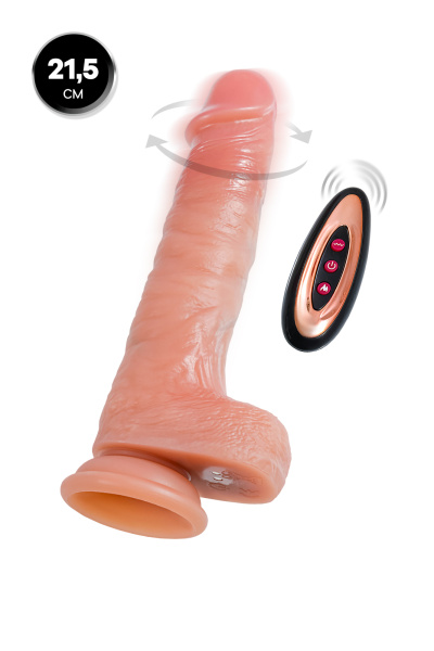 Ротатор реалистичный, Mr.Baton, RealSpins, силикон, 21,5см, 4,5_2