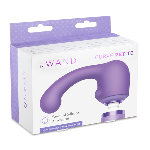 Утяжеленная насадка для массажера Le Wand CURVE фиолетовый_1