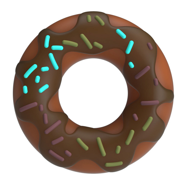 Эрекционное кольцо в форме пончика Choco_3