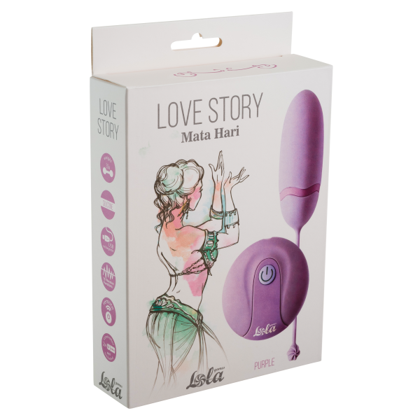 Виброяйцо на пульте управления Love Story Mata Hari purple_1