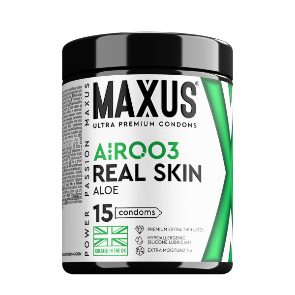 Презервативы MAXUS 003 №15 с железным кейсом, гладкие, экстратонкие, Алое, 15 шт_3