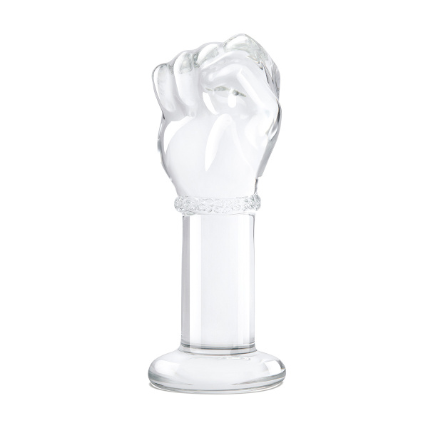 Анальный фистинг-плаг из стекла 5 in Glass Fist Butt Plug_3