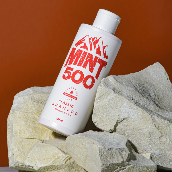 Шампунь восстанавливающий Mint500 Classic Shampoo Strawberry Mint 250 мл_4