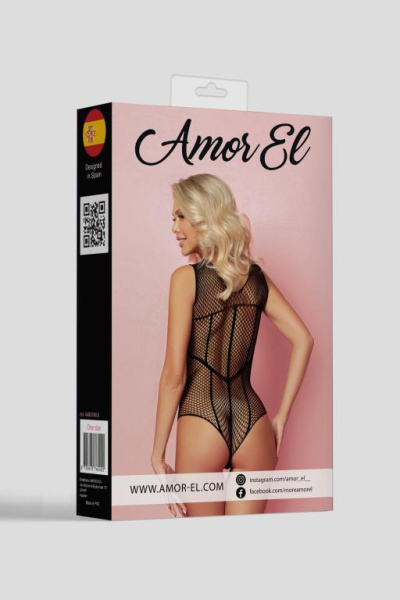 Боди Amor EL с вырезом в виде шнуровки (S/L)_4