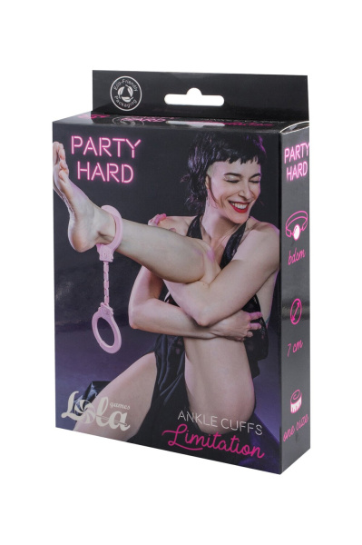Силиконовые поножи Party Hard Limitation Pink_3