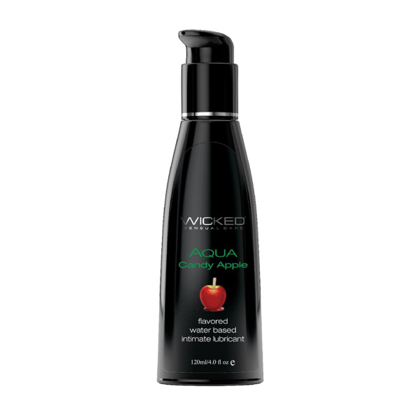 Лубрикант со вкусом сахарного яблока WICKED AQUA Candy Apple 120 мл_1