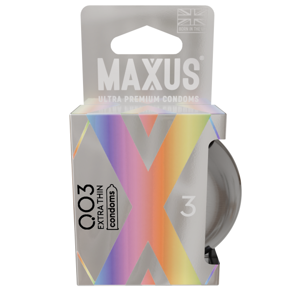 Презервативы MAXUS 003 №3 в железном кейсе, экстремально тонкие, 3 шт_1