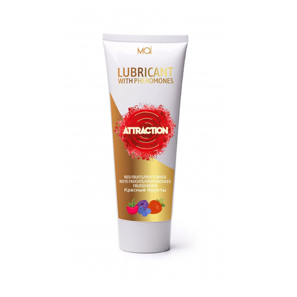 Гель Flavored Lube с феромонами 75мл, с ароматом красных фруктов_1