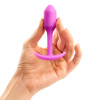 Профессиональная пробка для ношения B-vibe Snug Plug 1 розовый_6