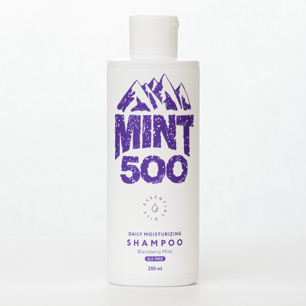 Шампунь бессульфатный увлажняющий Mint500 Daily Moisturising SLS Free Shampoo Blackberry Mint 250 мл_2