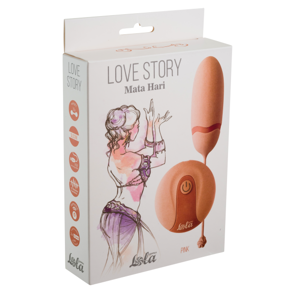 Виброяйцо на пульте управления Love Story Mata Hari pink_1