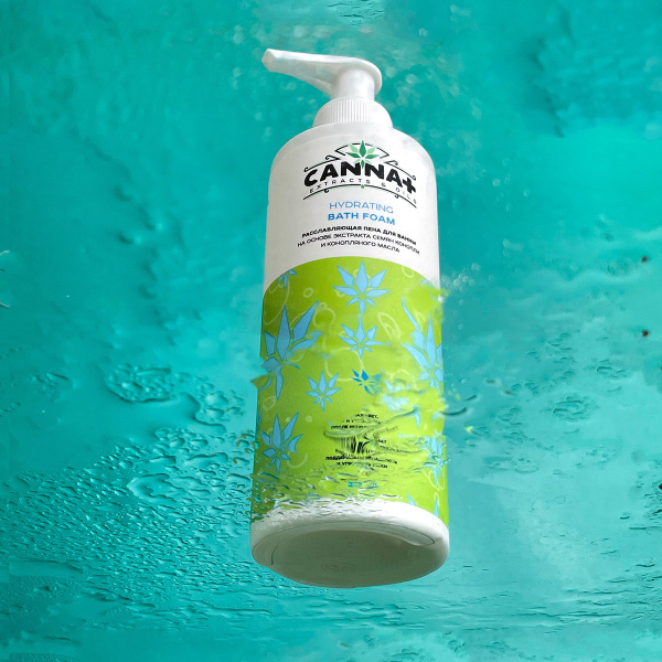 Расслабляющая пена для ванны CANNA+ Hydrating Bath Foam 250 мл_4