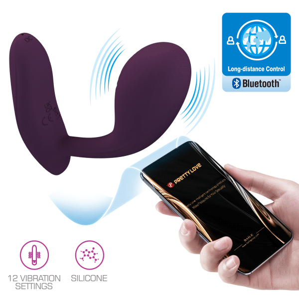 Вибратор для точки G Pretty Love Фиолетовый BI-014992HP-1_1