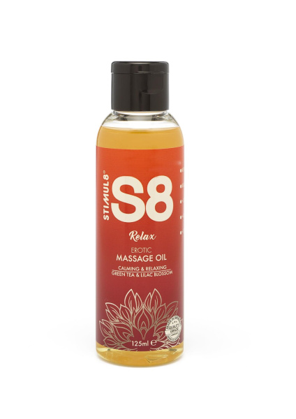 Массажное масло S8 Massage Oil Relax Green Tea & Lilac Blossom 125 мл_1