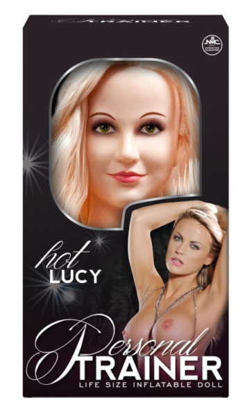 Кукла надувная с вибрацией, 2 любовных отверстия Hot Lucy Lifesize Love Doll_1