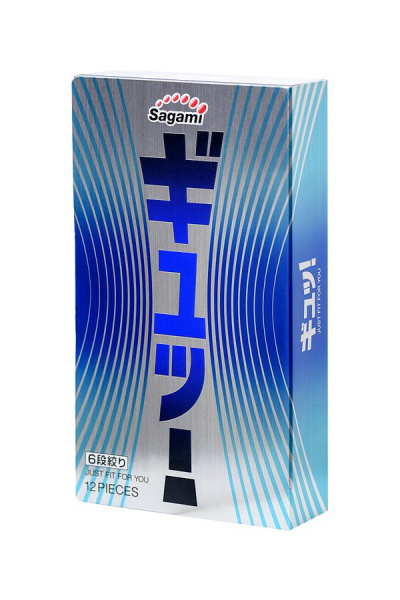 Презервативы Sagami 6 FIT-V стимулирующие без накопителя 12 шт._4