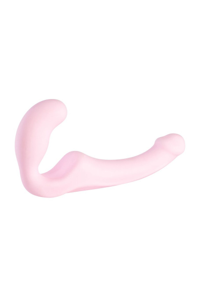 Анатомический безремневой страпон Fun Factory SHARE, силикон, розовый, 23 см_2