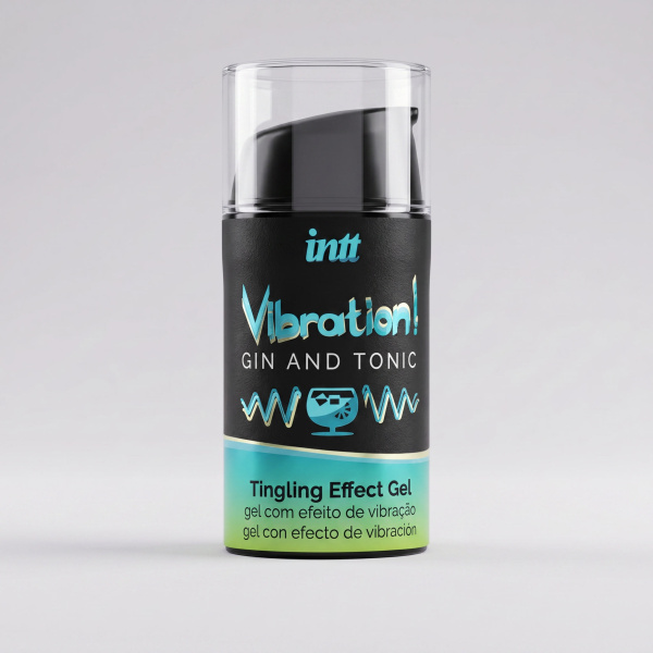 Жидкий интимный гель с эффектом вибрации Intt Gin & Tonic, 15мл_2
