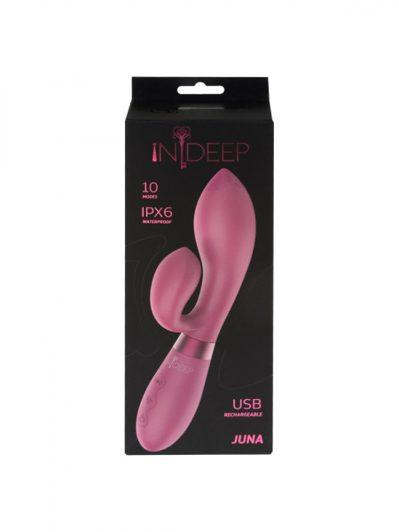 Перезаряжаемый вибратор Indeep Juna Magenta_1