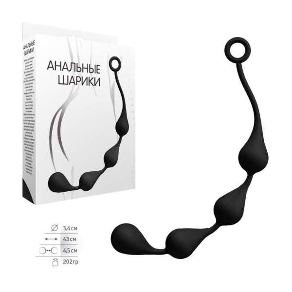 Анальные шарики каплевидные большие №6_1
