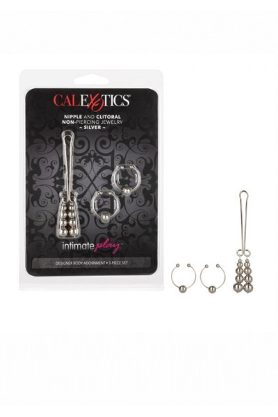 Набор зажимов (украшений) для сосков и половых губ Nipple and Clitoral Non-Piercing Body Jewelry_1
