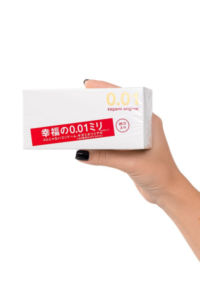 Презервативы Sagami Original 001, полиуретан, 20 шт._5