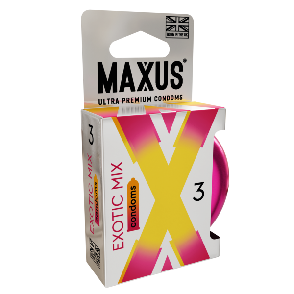 Презервативы MAXUS Exotic Mix, ароматизированные, 3 шт_2