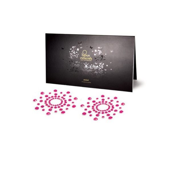 Украшение на грудь Bijoux Indiscrets MIMI розовое_1