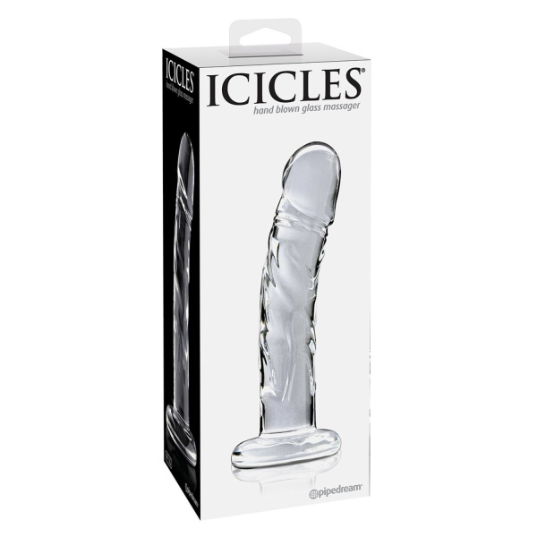 Стеклянный фалломитатор Icicles No. 62 - Clear_1