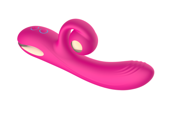Силиконовый вибратор-кролик с функцией вращения SW3052-hot-pink_6