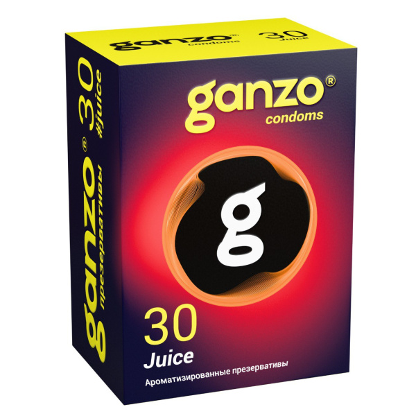 Презервативы GANZO Juice ароматизированные цветные №30 black edition 8247GZ_1