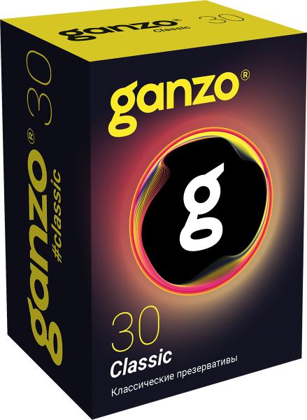 Презервативы Ganzo Classic, классические, латекс, 18 см, 30 шт_2