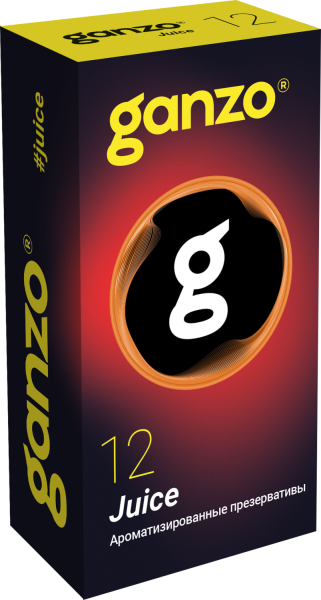 Презервативы Ganzo Juice, ароматизированные, латекс, 18 см, 12 шт_2