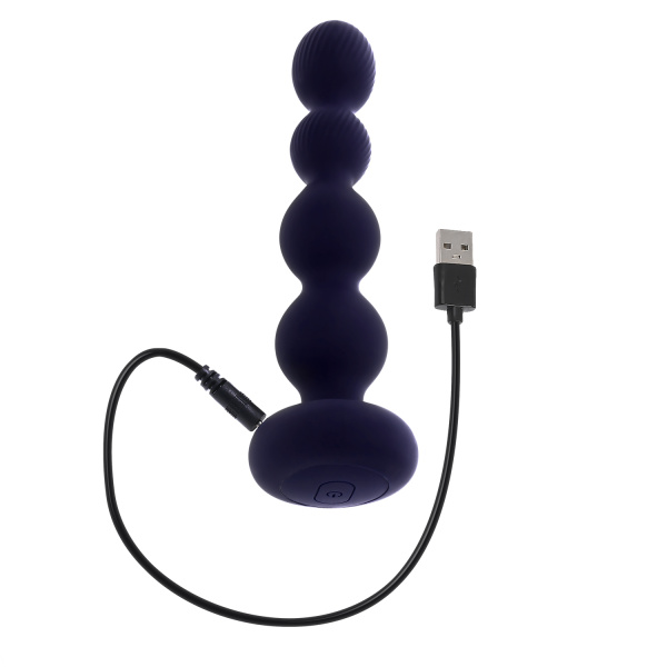 Анальная елочка с вибрацией и вращением Pleasure Orbit_6