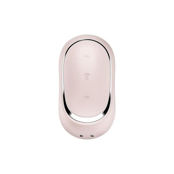 Вакуумно-клиторальный стимулятор с вибрацией Satisfyer Pro To Go 2, бежевый_2