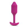 Пробка для ношения с вибрацией розовая B-Vibe Vibrating Snug Plug 2_9