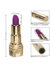 Перезарежаемый миниатюрный вибромассажер в виде помады Naughty Bits Bad Bitch Lipstick_2