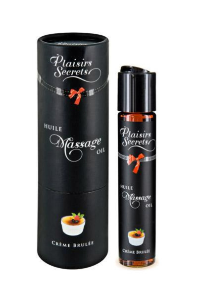 MASSAGE OIL CREME BRULEE 59ML Массажное масло Крем Брюле 59 мл_2