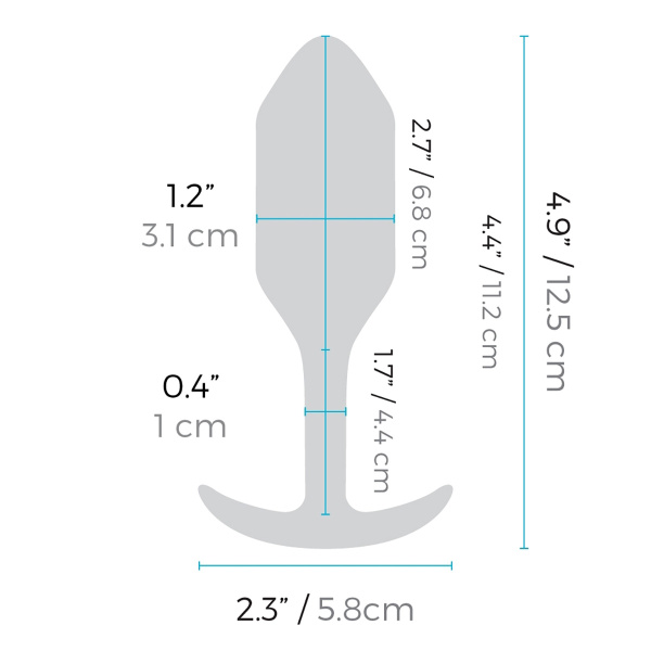 Пробка для ношения с вибрацией розовая B-Vibe Vibrating Snug Plug 2_3