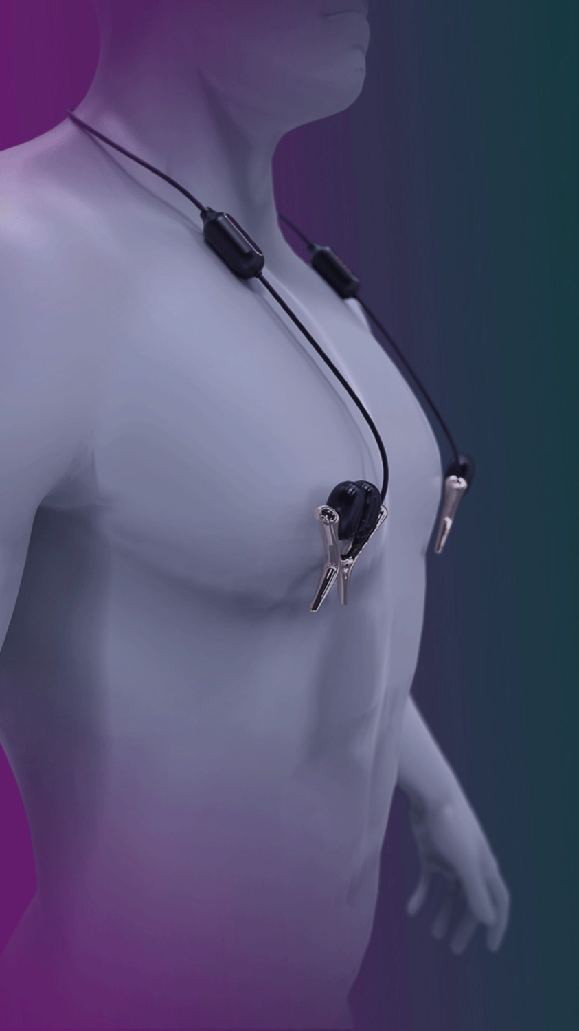 Интерактивные виброзажимы на соски Tingon N1_1