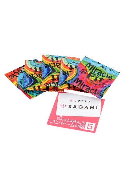 Презервативы Sagami Miracle Fit облегающие 5 шт._4