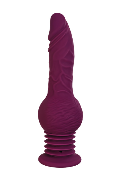 Мини секс-машина Striker с пультом ДУ, MotorLovers by TOYFA, силикон, фиолетовый, 23.5 см_4