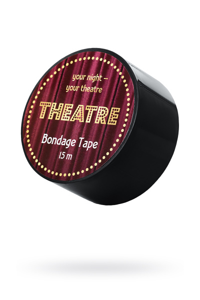 Бондажный скотч TOYFA Theatre, черный, 15 м._1