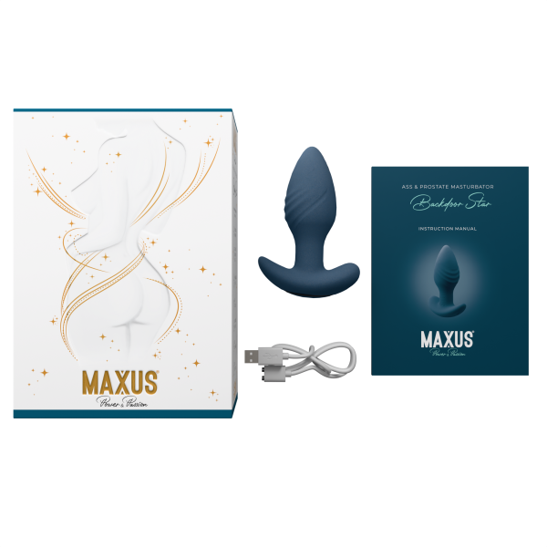 Анальная пробка Maxus Backdoor Star (Бэкдор Стар) с вибрацией_2