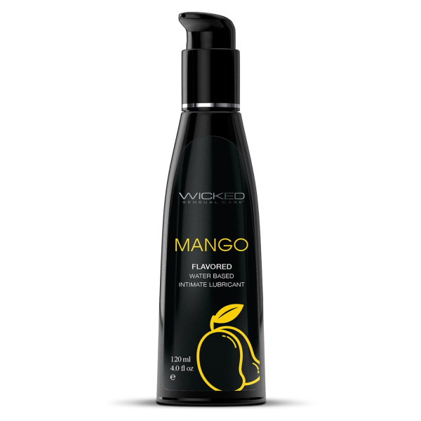 Лубрикант со вкусом тропического манго WICKED AQUA Mango 120 ml_1