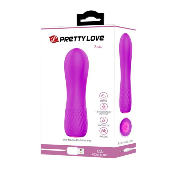 Минивибромассажер-жезл PrettyLove Beau_1