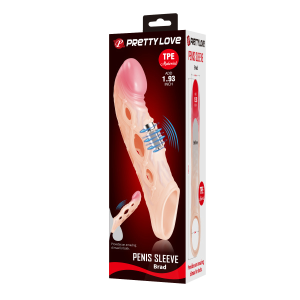 Удлиняющая насадка с рельефом и вибрацией BI-026240Z_1