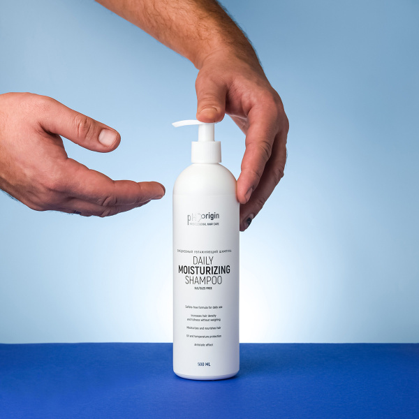 Шампунь ежедневный увлажняющий pH Origin Daily Moisturizing SLS/SLES Free Shampoo 500 мл_5