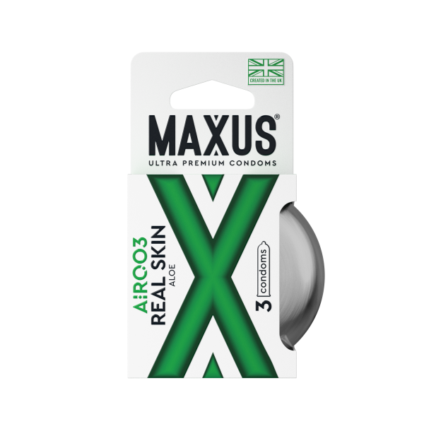 Презервативы MAXUS 003 №3 с железным кейсом, гладкие, экстратонкие, с ароматом алое, 3 шт_2