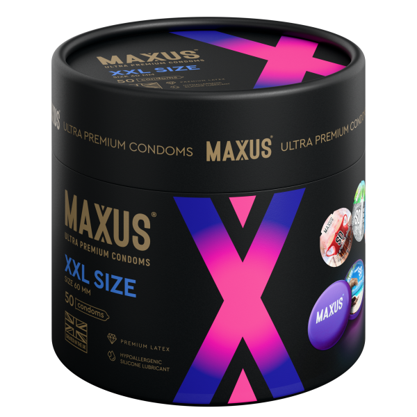 Презервативы MAXUS XXL, с увеличенным размером, 50 шт_4
